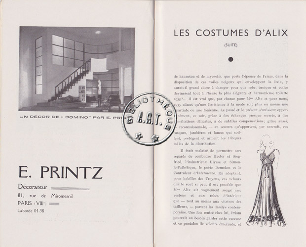 Les programmes de Théatre de l\