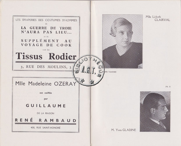 Les programmes de Théatre de l\