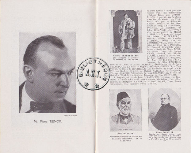 Les programmes de Théatre de l\