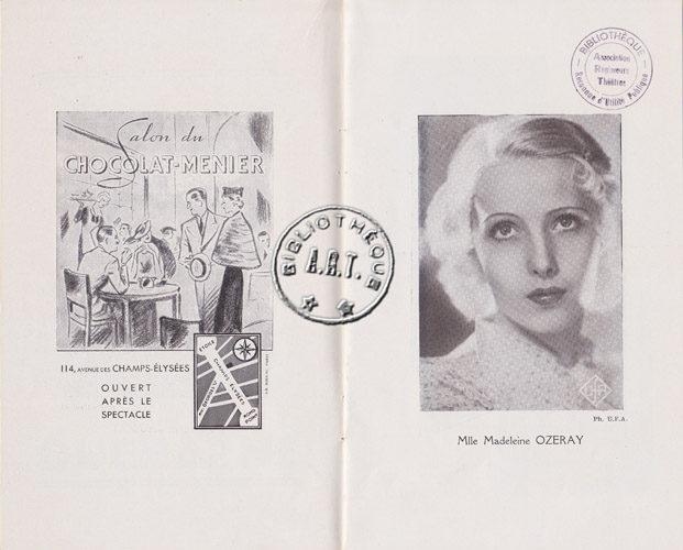 Les programmes de Théatre de l\