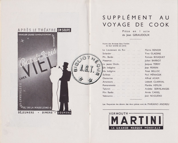 Les programmes de Théatre de l\