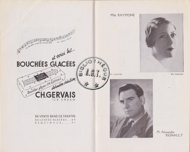 Les programmes de Théatre de l\