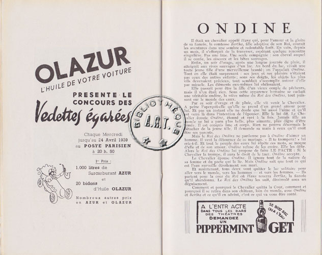 Les programmes de Théatre de l\