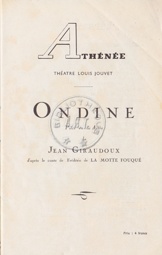 Les programmes de Théatre de l\