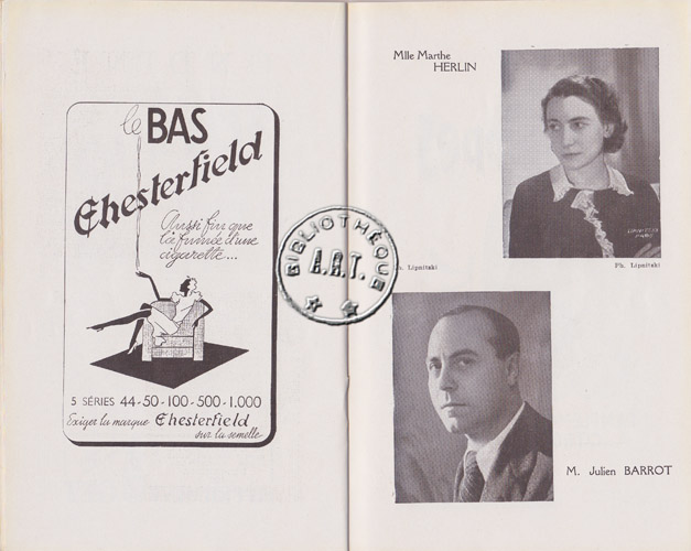 Les programmes de Théatre de l\