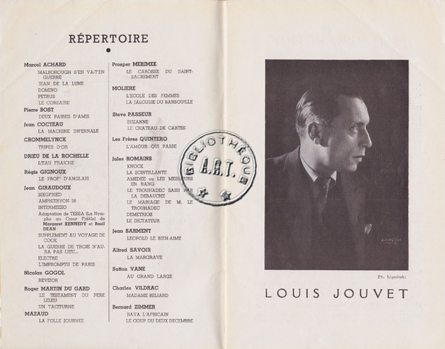 Les programmes de Théatre de l\