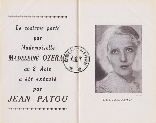 Les programmes de Théatre de l\