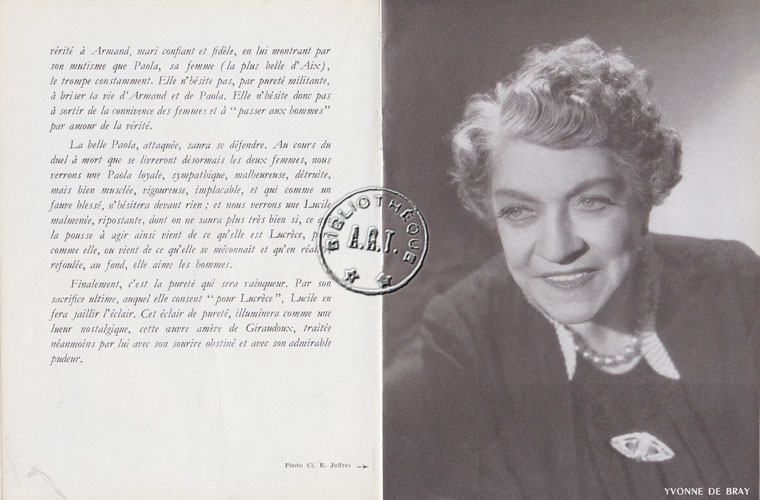 Les programmes de Théatre de l\
