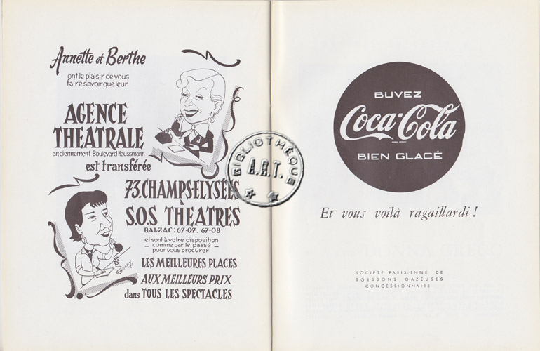 Les programmes de Théatre de l\