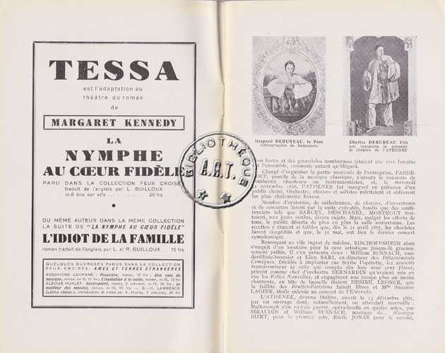 Les programmes de Théatre de l\