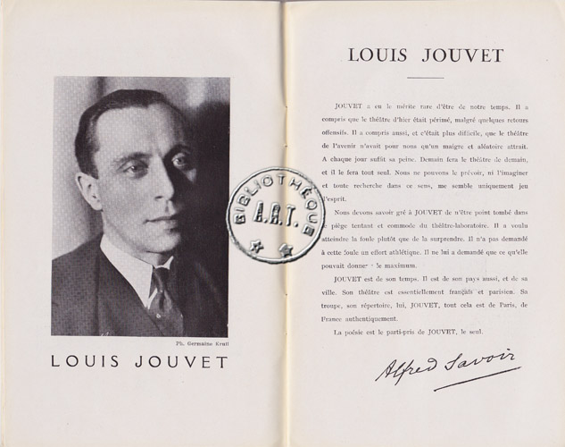 Les programmes de Théatre de l\