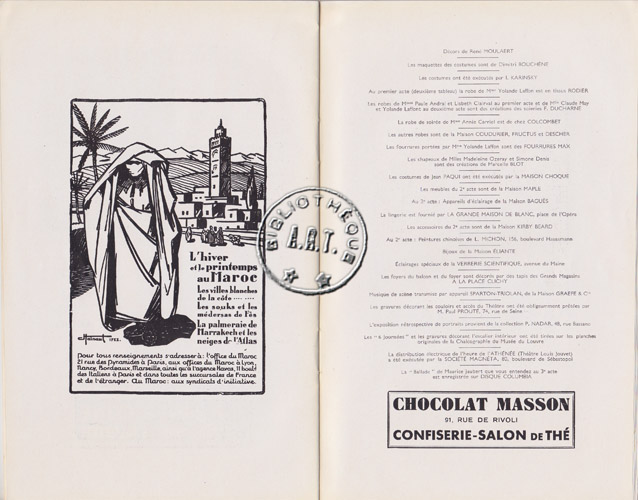 Les programmes de Théatre de l\