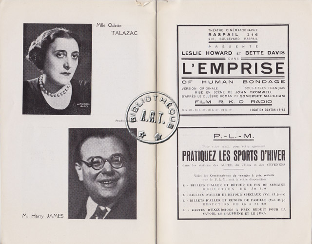 Les programmes de Théatre de l\