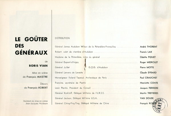 Les programmes de Théatre de l\
