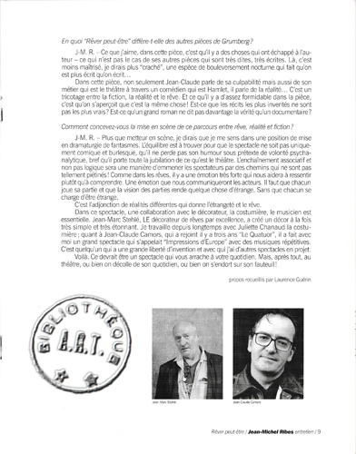 Les programmes de Théatre de l\