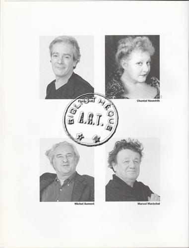 Les programmes de Théatre de l\