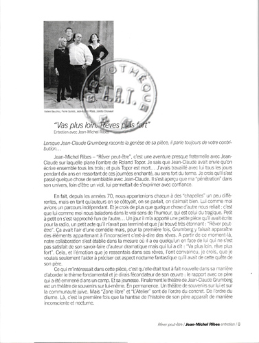 Les programmes de Théatre de l\