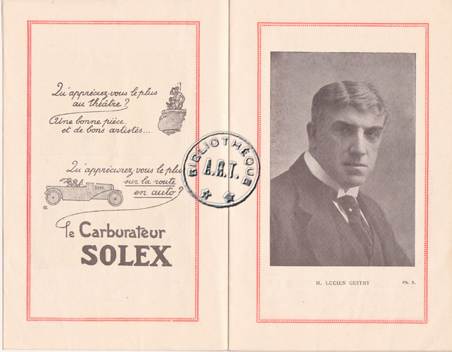 Les programmes de Théatre de l\