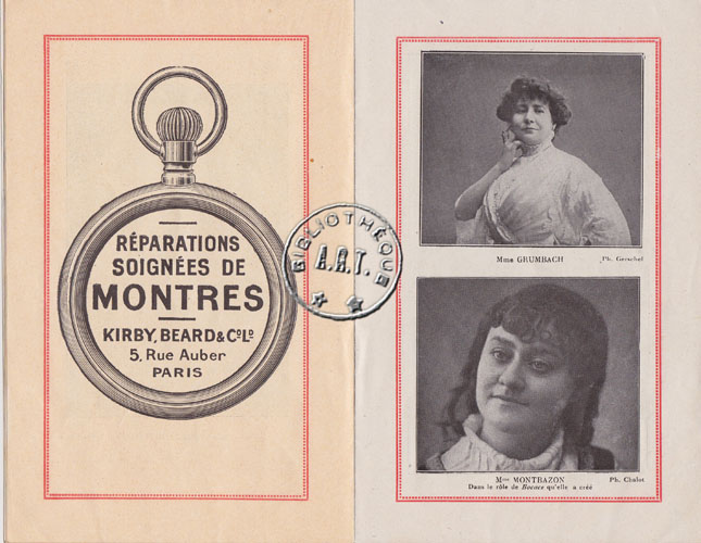Les programmes de Théatre de l\