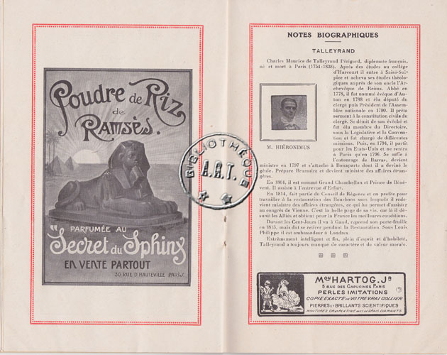Les programmes de Théatre de l\