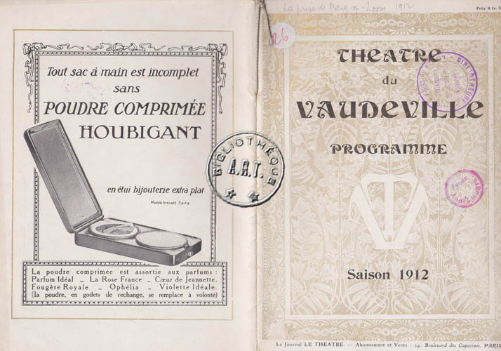 Les programmes de Théatre de l\
