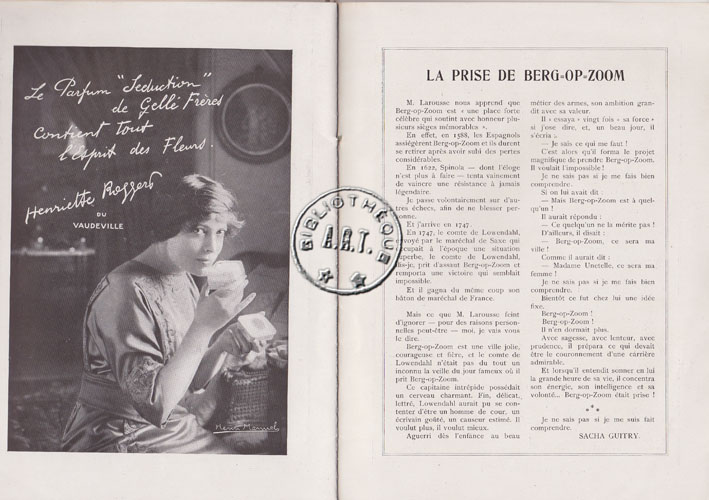 Les programmes de Théatre de l\