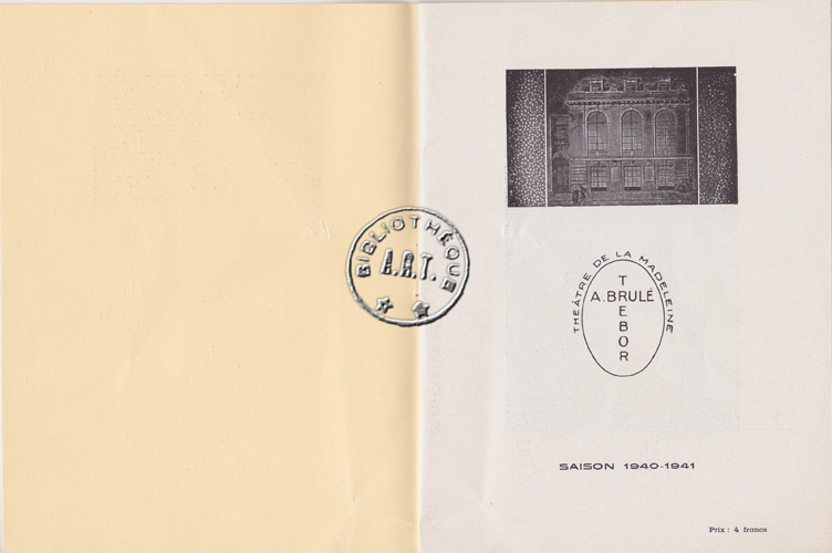 Les programmes de Théatre de l\