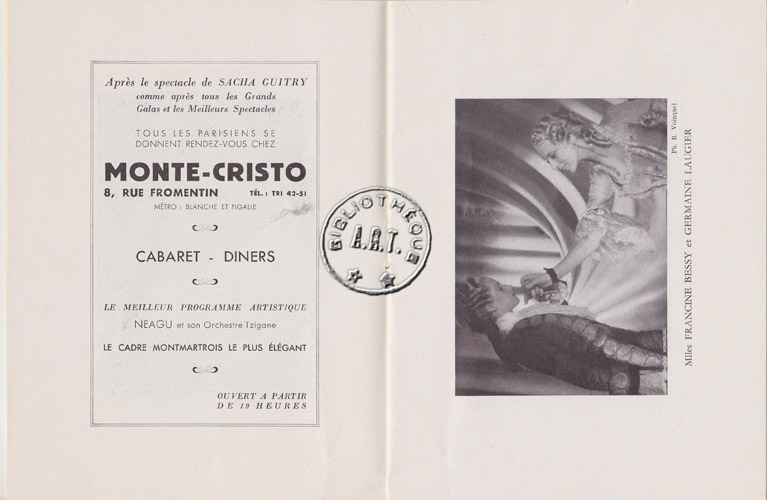 Les programmes de Théatre de l\