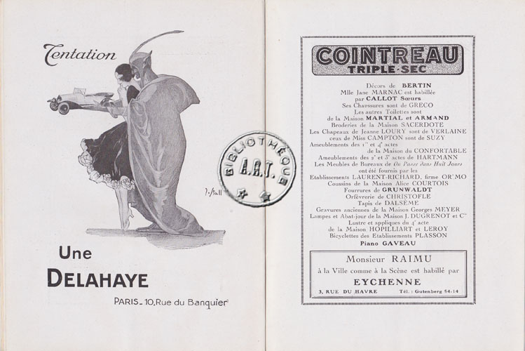 Les programmes de Théatre de l\