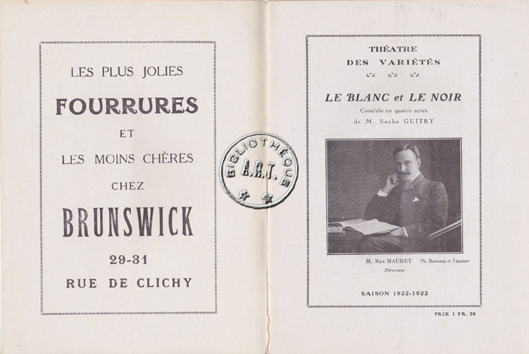 Les programmes de Théatre de l\