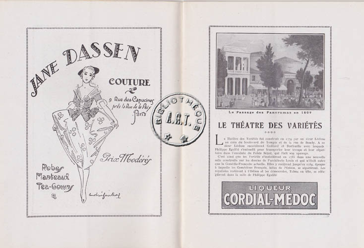 Les programmes de Théatre de l\