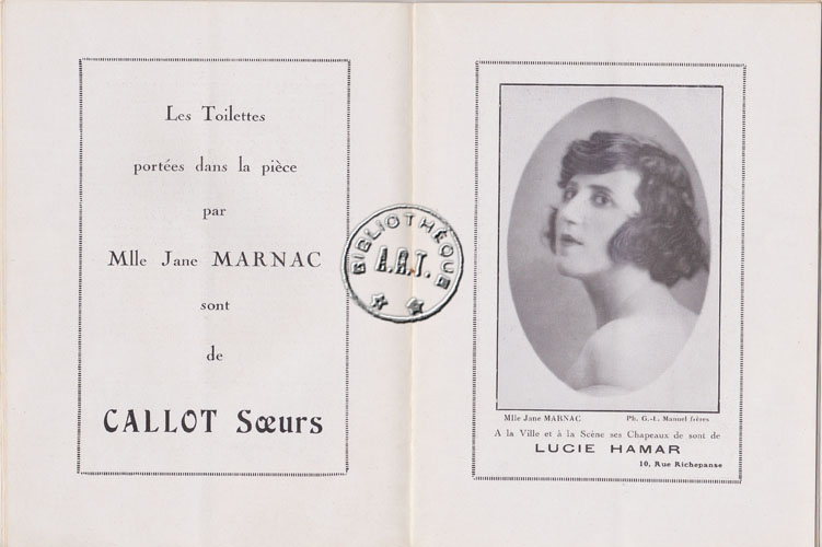Les programmes de Théatre de l\
