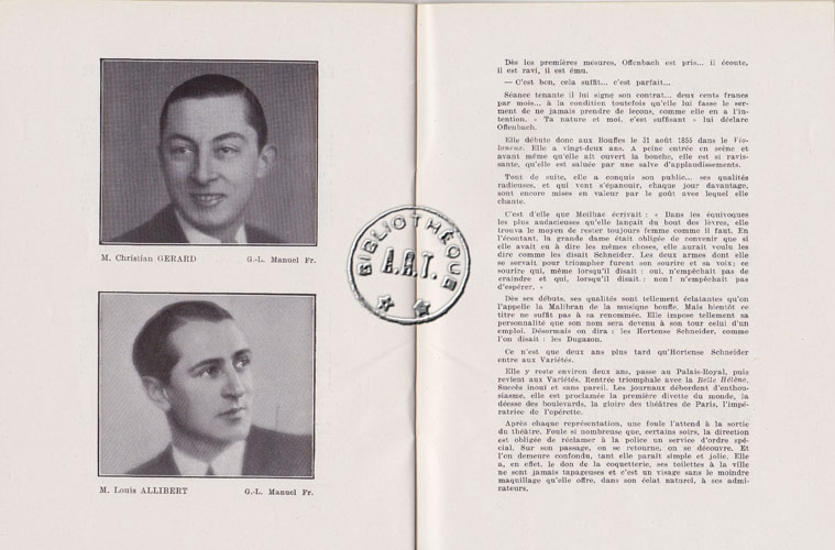 Les programmes de Théatre de l\