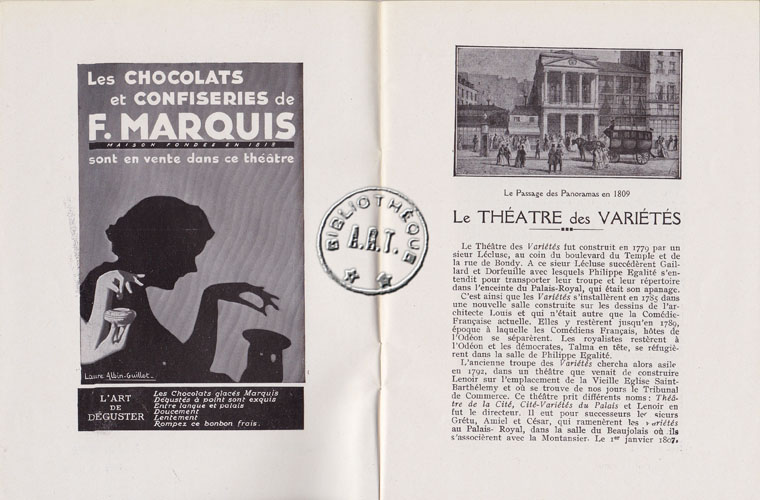 Les programmes de Théatre de l\