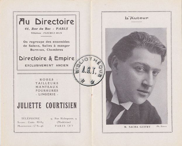 Les programmes de Théatre de l\
