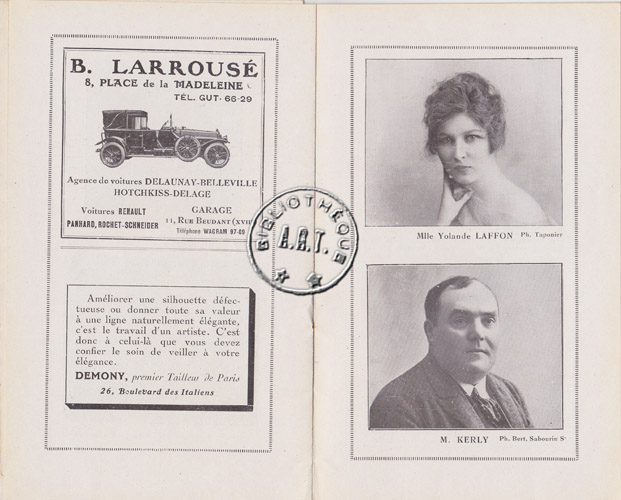 Les programmes de Théatre de l\