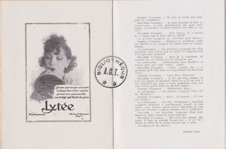 Les programmes de Théatre de l\