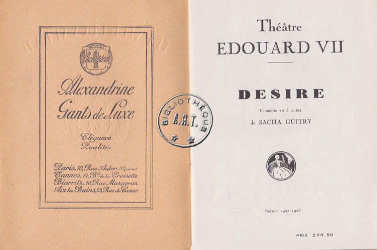 Les programmes de Théatre de l\
