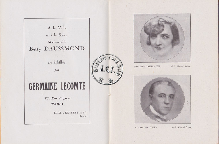 Les programmes de Théatre de l\