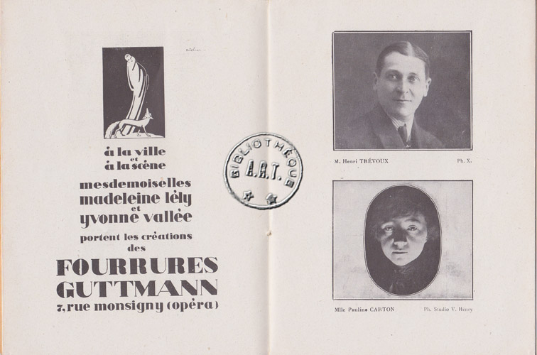 Les programmes de Théatre de l\