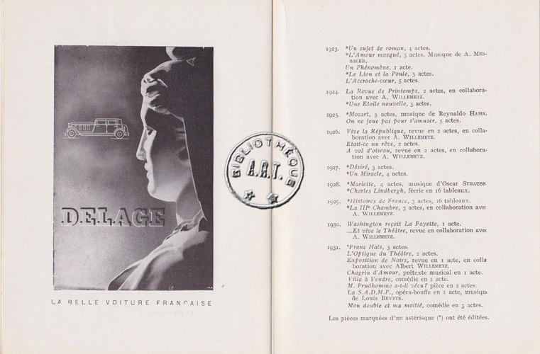 Les programmes de Théatre de l\