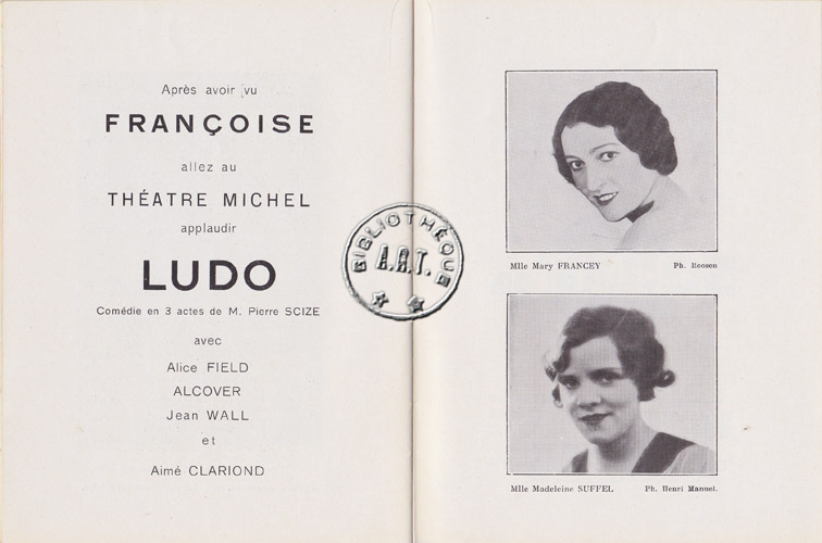 Les programmes de Théatre de l\