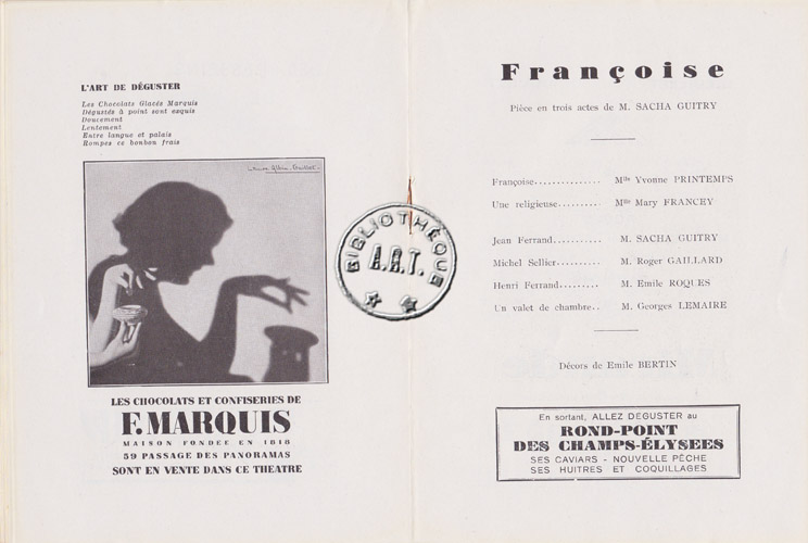 Les programmes de Théatre de l\