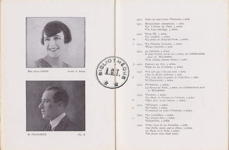 Les programmes de Théatre de l\