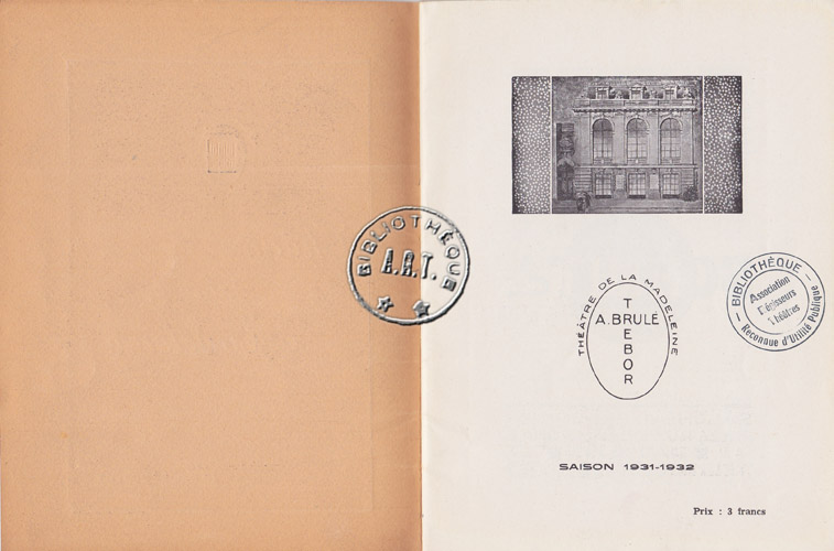Les programmes de Théatre de l\