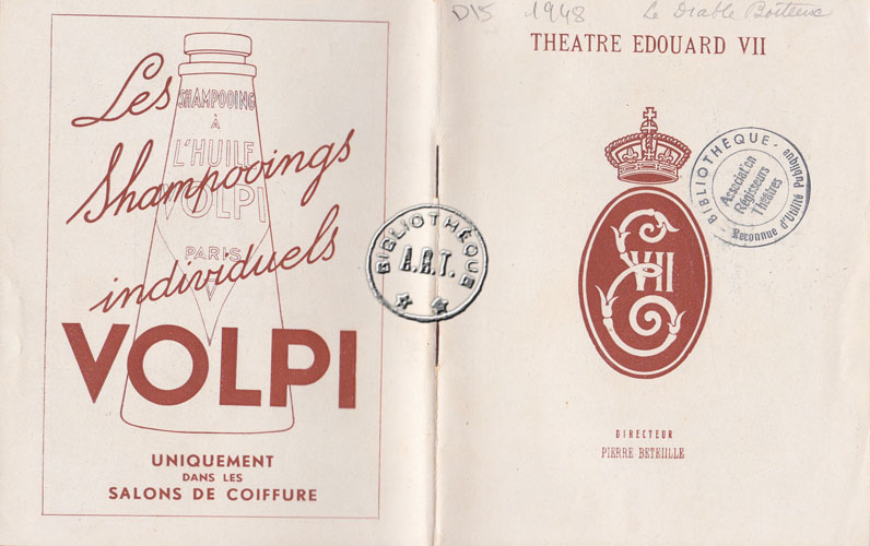 Les programmes de Théatre de l\