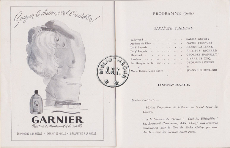 Les programmes de Théatre de l\