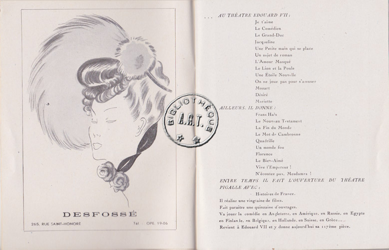 Les programmes de Théatre de l\