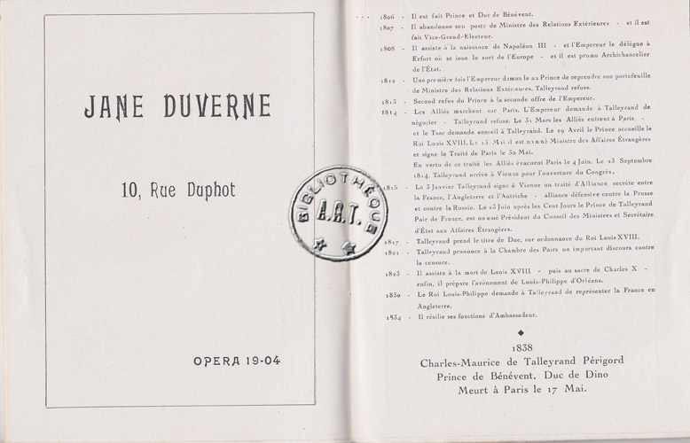 Les programmes de Théatre de l\