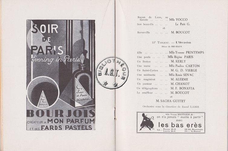 Les programmes de Théatre de l\